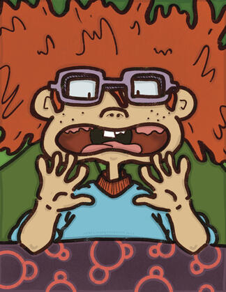 chuckie scared, 2023